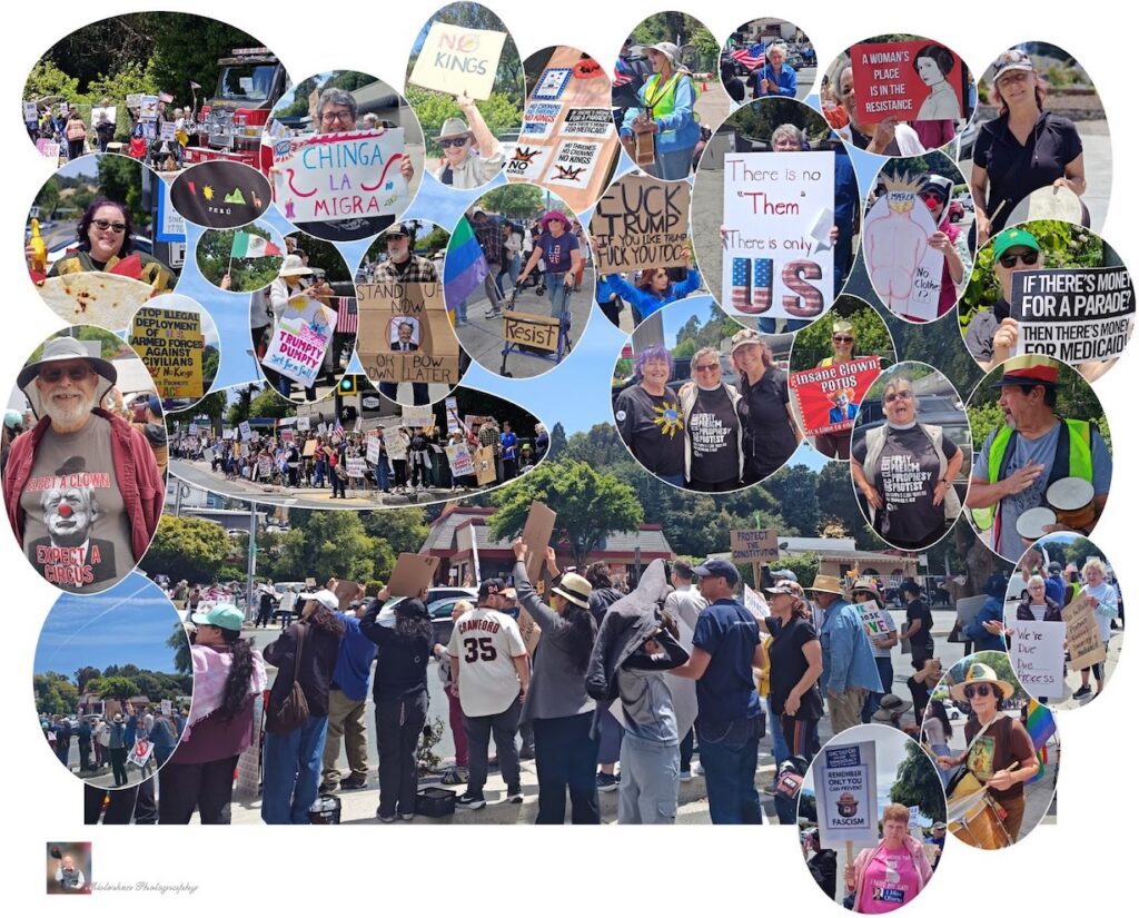 No Kings 2025 Collage